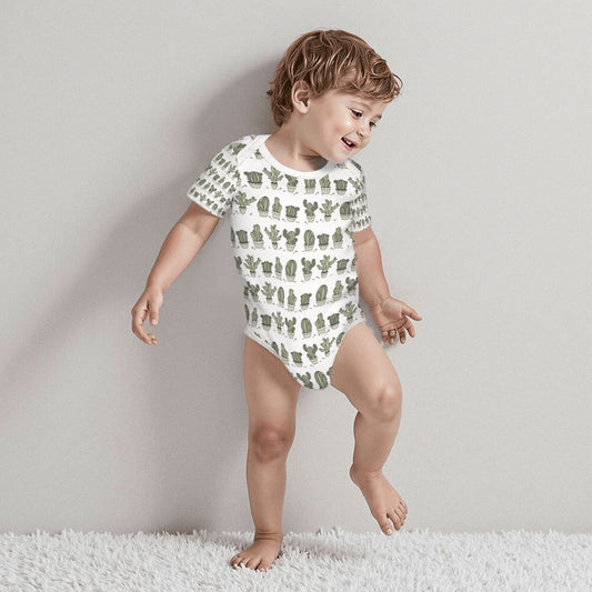 Baby Cotton Short Sleeve Onesies - Can't Touch This