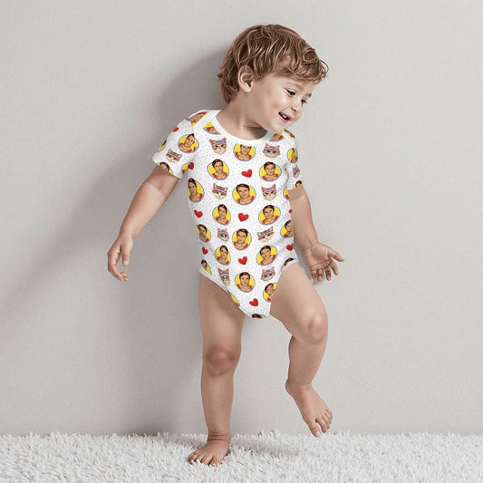 Baby Cotton Short Sleeve Onesies - I'll Be Back