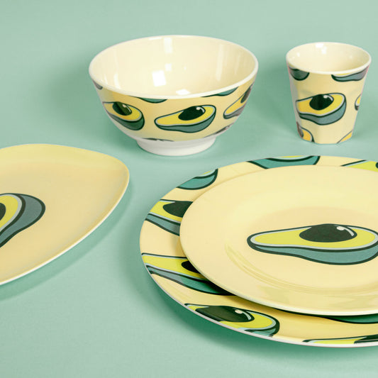 AVOCADO Double Dish Set