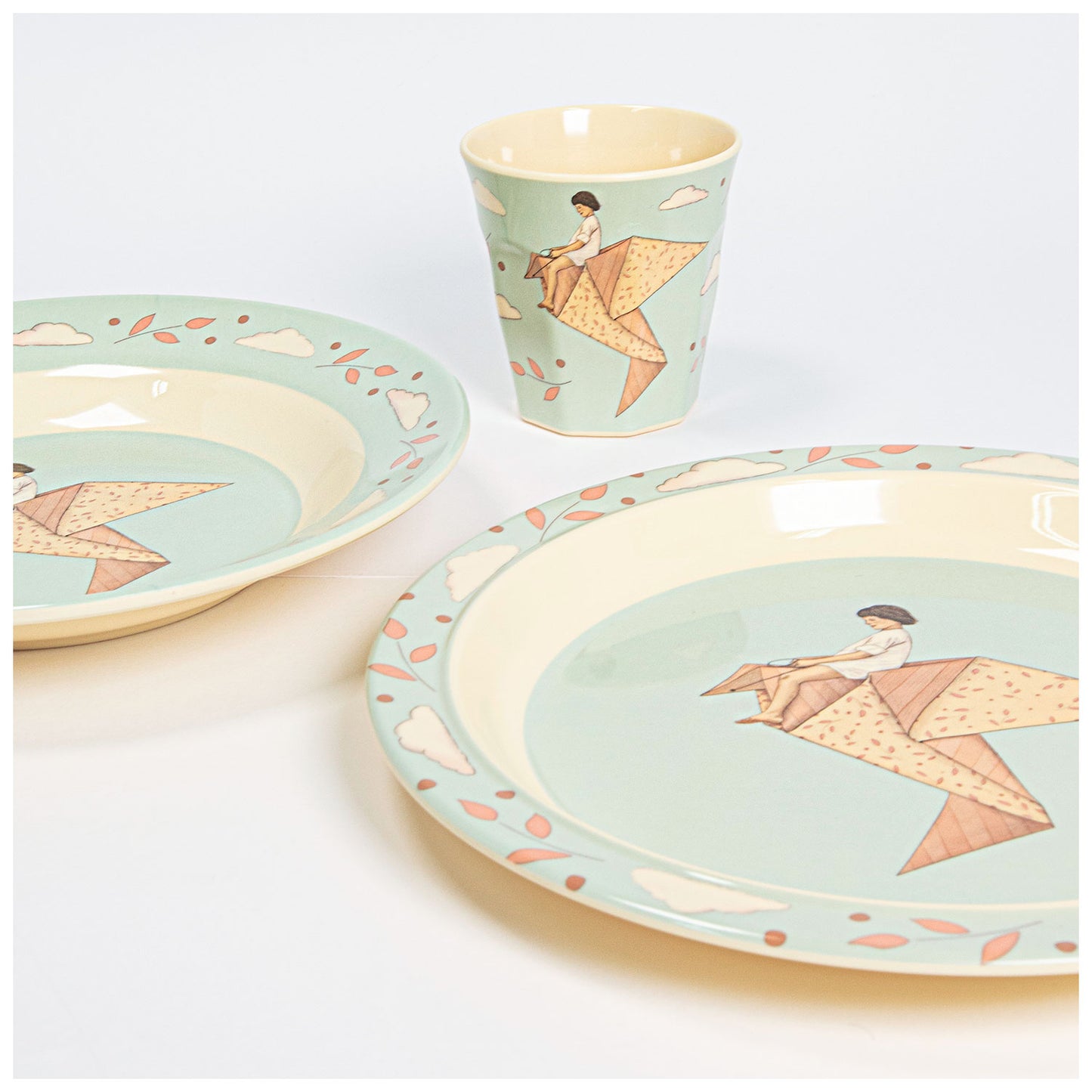 ORIGAMI Double Dish Set