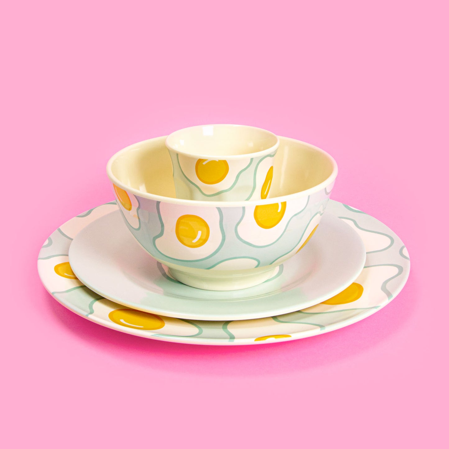 EGG Double Dish Set