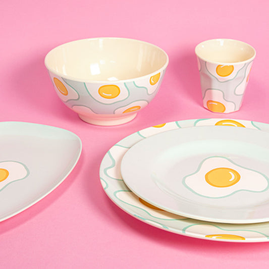 EGG Double Dish Set