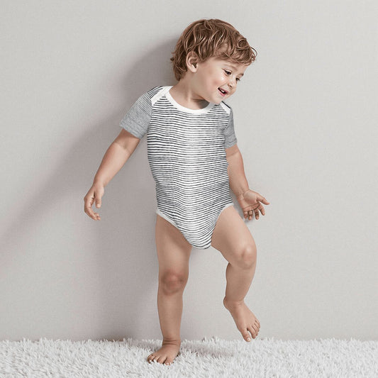 Baby Cotton Short Sleeve Onesies - May The Vibes Be With You