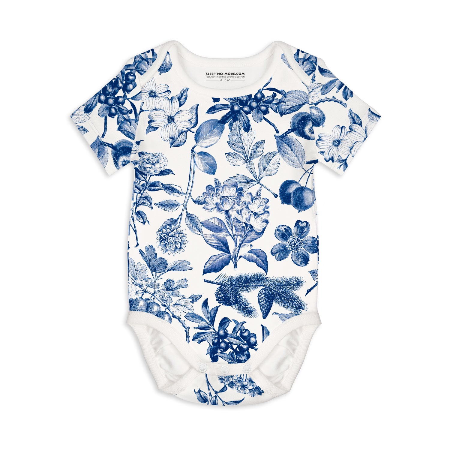 Short Sleeve Baby Bodysuit BLOOM GROW