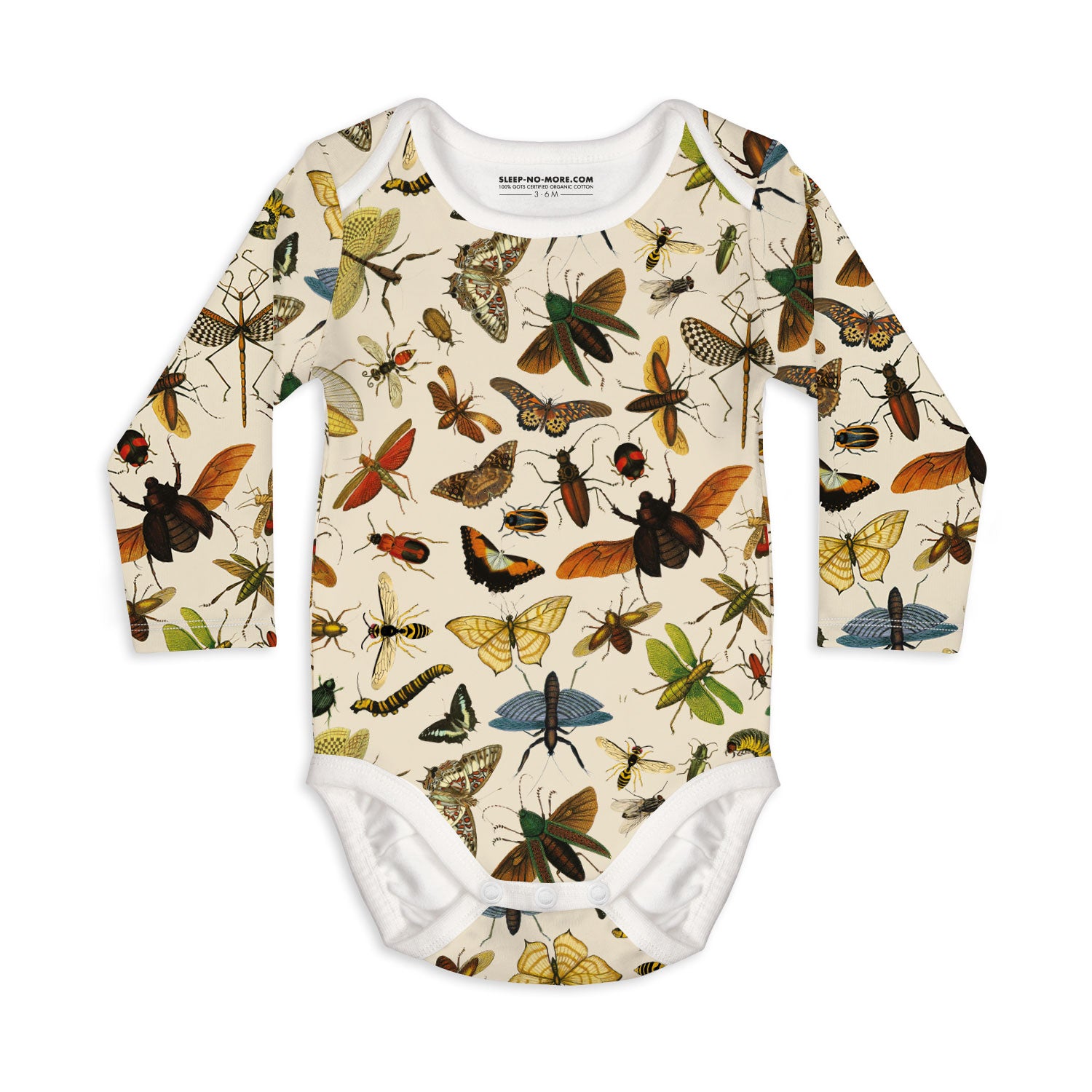 Long Sleeve Baby Bodysuit DON'T BUG ME - Main Image