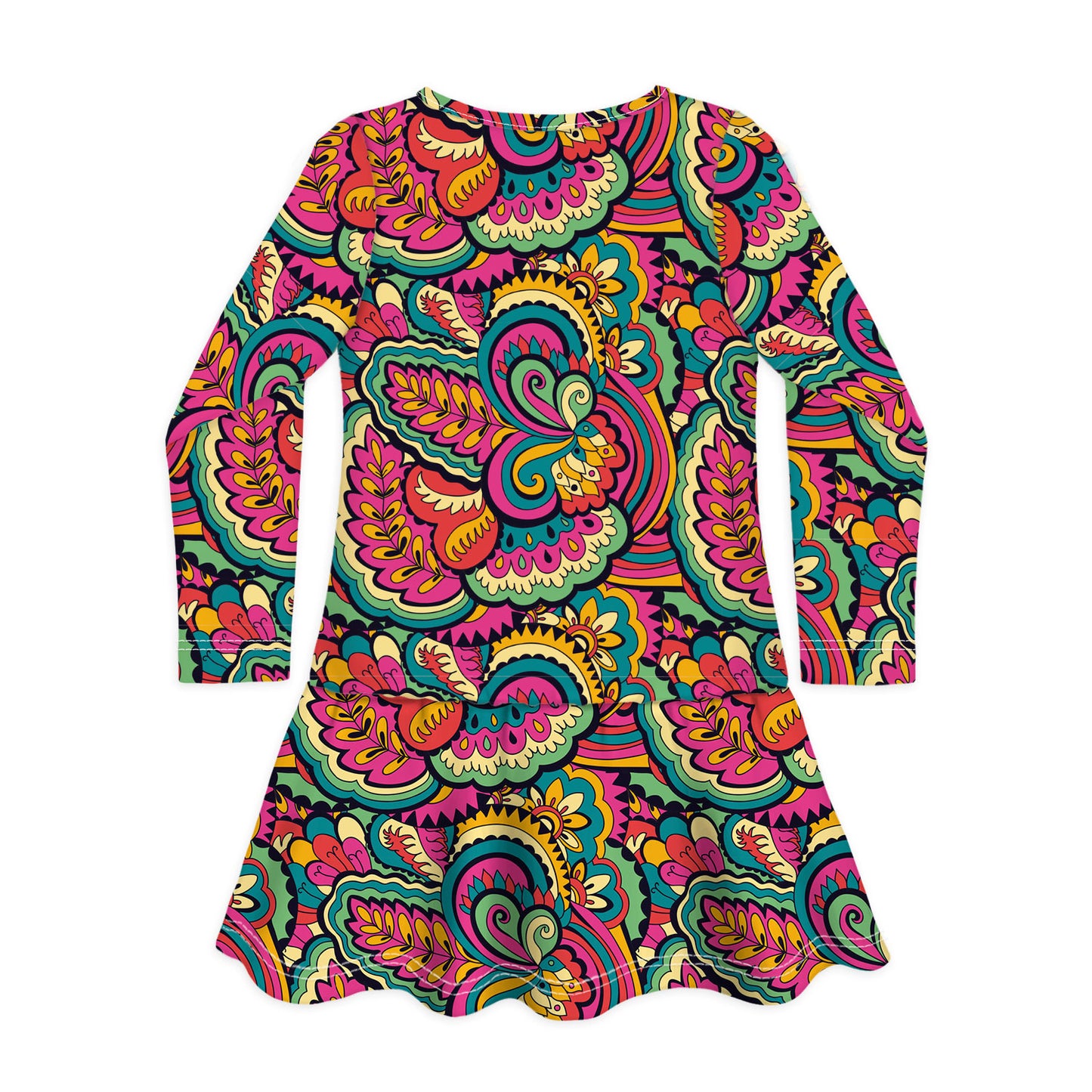 Long Sleeve Dress THAT 70'S PATTERN