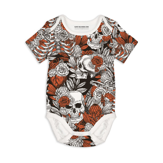 Short Sleeve Baby Bodysuit BEAUTY & LOVE
