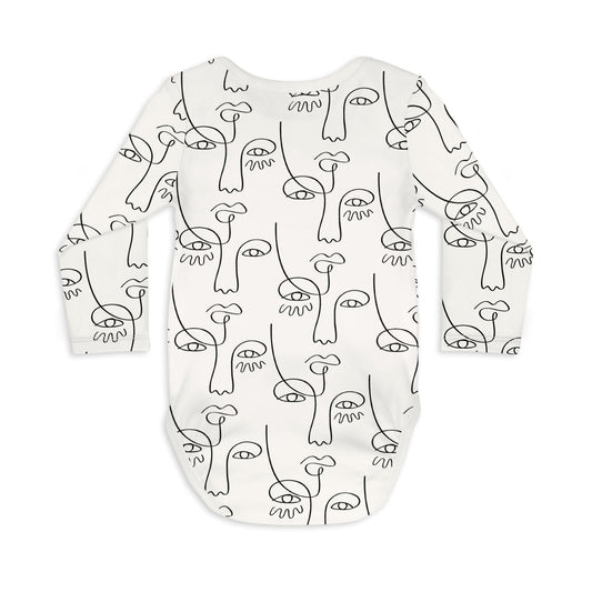 Long Sleeve Baby Bodysuit I'VE JUST SEEN A FACE