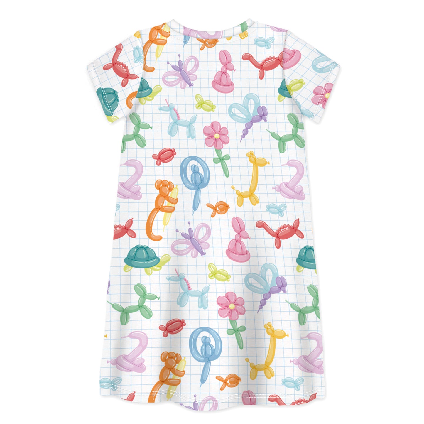 Short Sleeve Dress MAKE ME A BICYCLE, CLOWN!