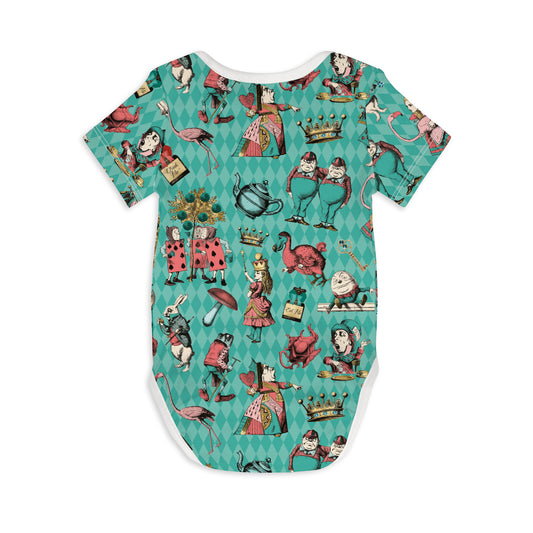 Short Sleeve Baby Bodysuit WHO.ARE.YOU?