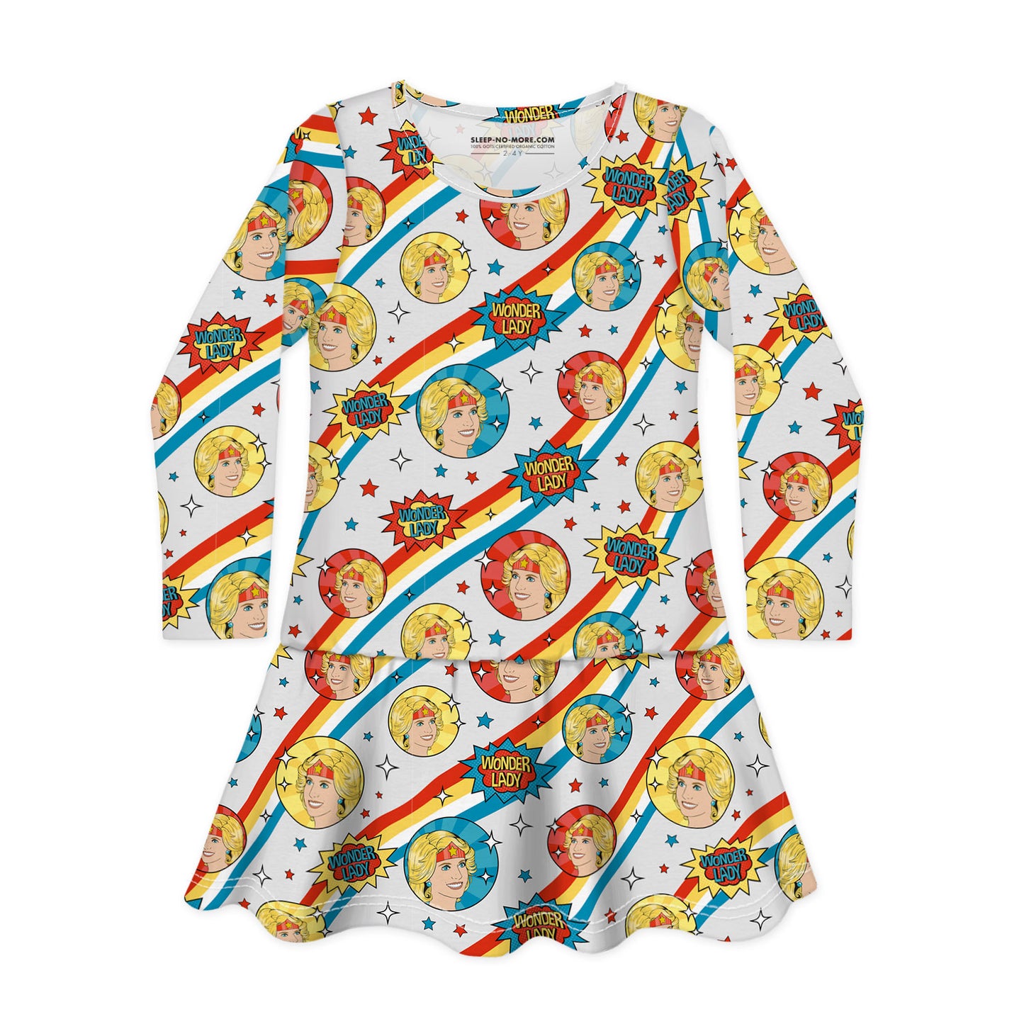 Long Sleeve Dress WONDER LADY