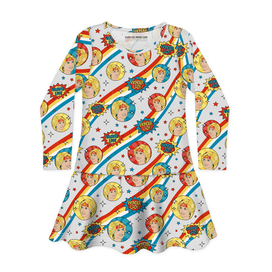 Long Sleeve Dress WONDER LADY