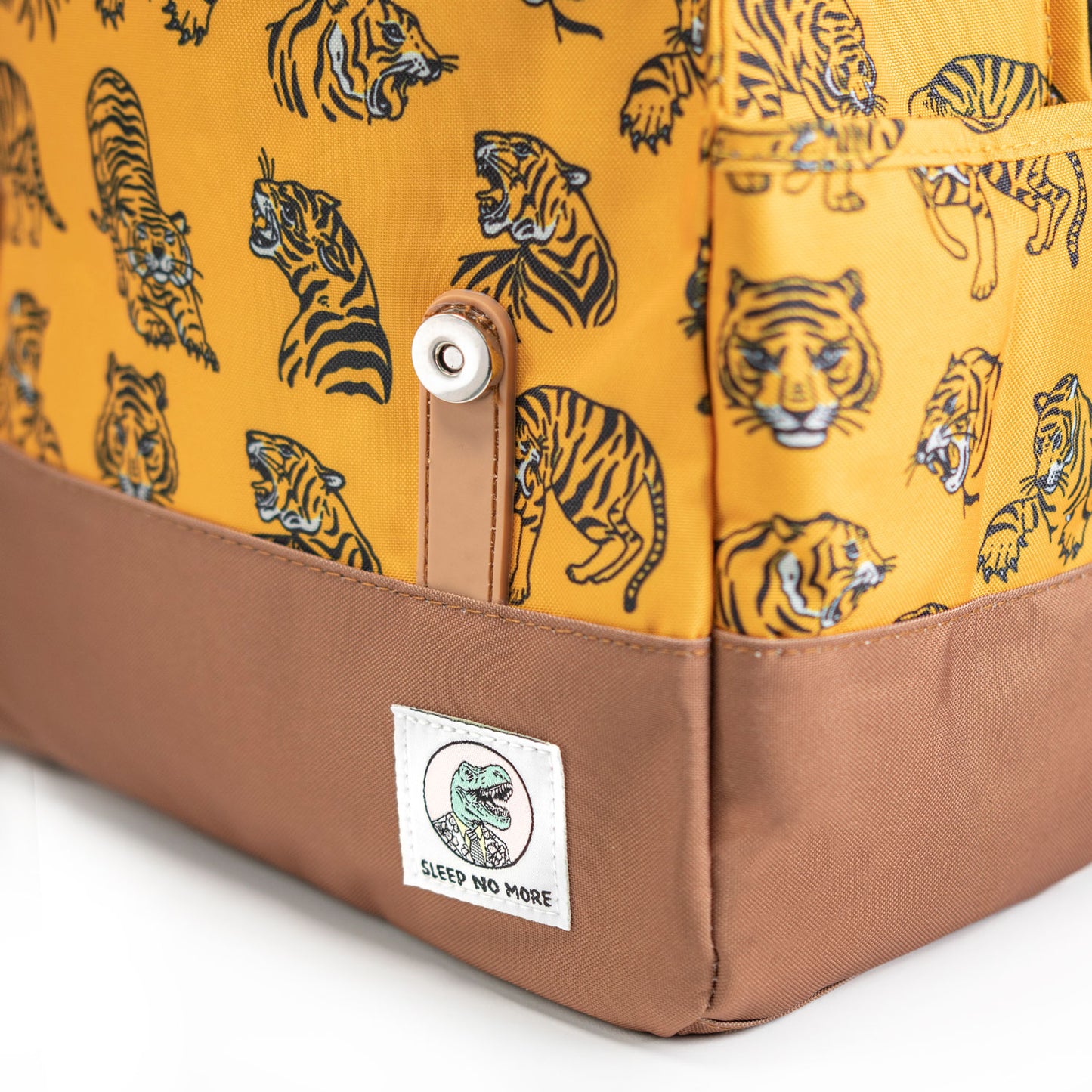 Vintage Backpack ✦ Old School Tiger Orange
