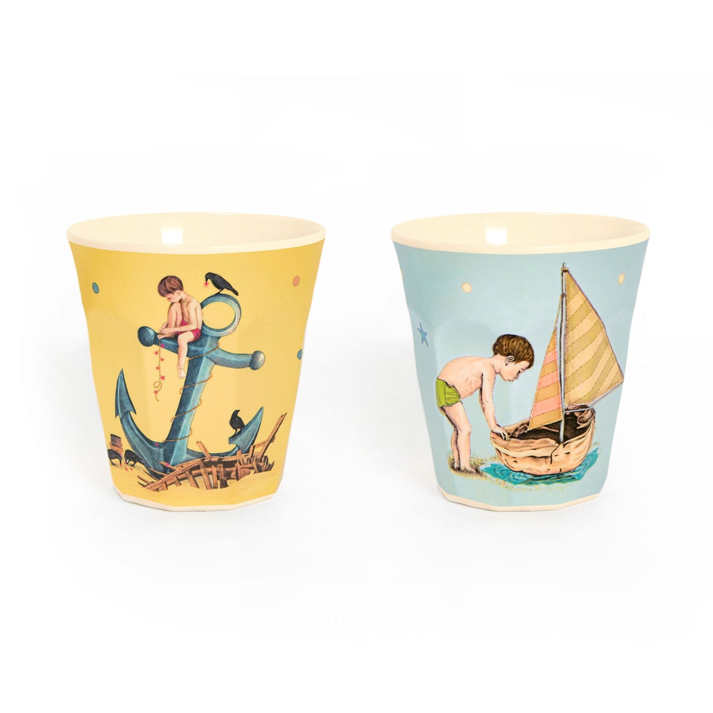 BOAT & ANCHOR Mixed Dish Set