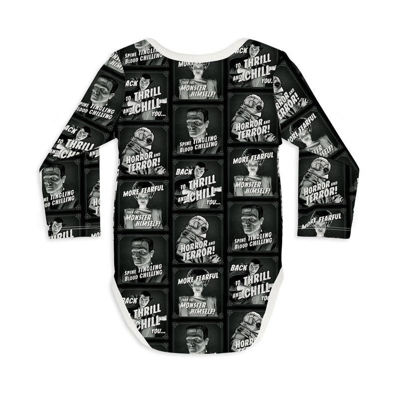 Long Sleeve Baby Bodysuit BACK TO THRILL AND CHILL YOU...-baby bodysuits-sleep-no-more