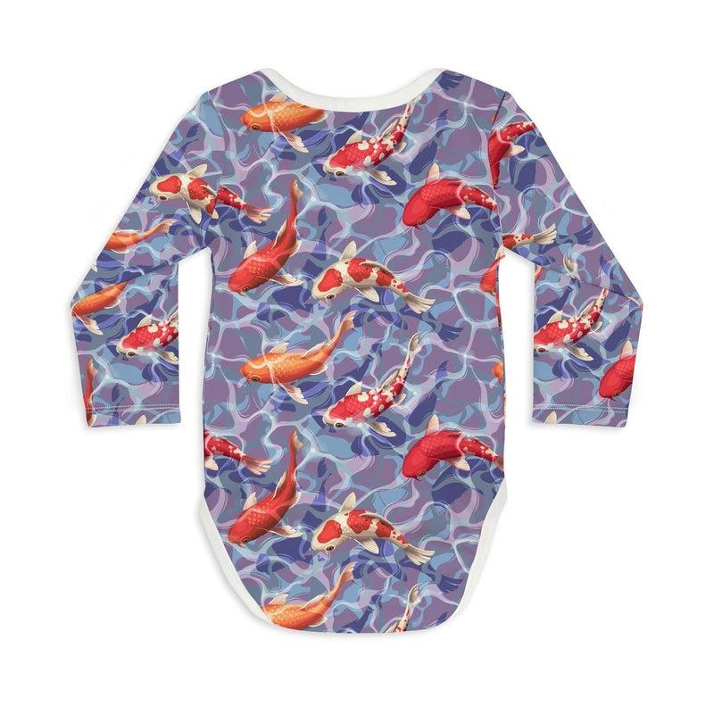 Long Sleeve Baby Bodysuit DON'T BE KOI-baby bodysuits-sleep-no-more