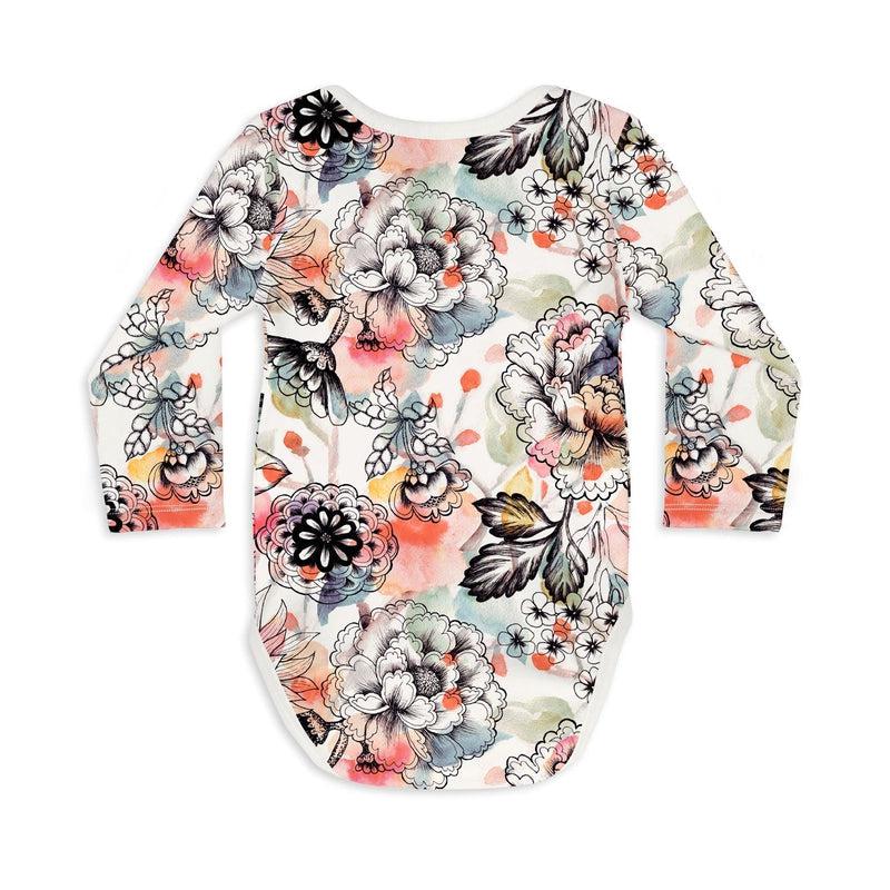 Long Sleeve Baby Bodysuit DREAM A LITTLE DREAM OF ME-baby bodysuits-sleep-no-more