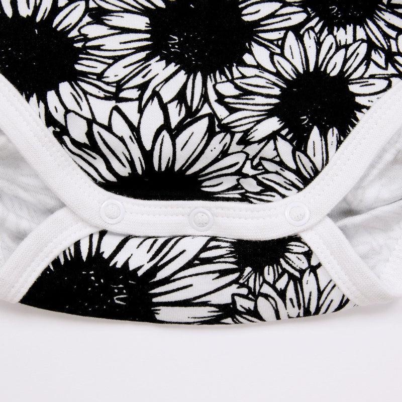 Long Sleeve Baby Bodysuit FLOWER POWER-baby bodysuits-sleep-no-more