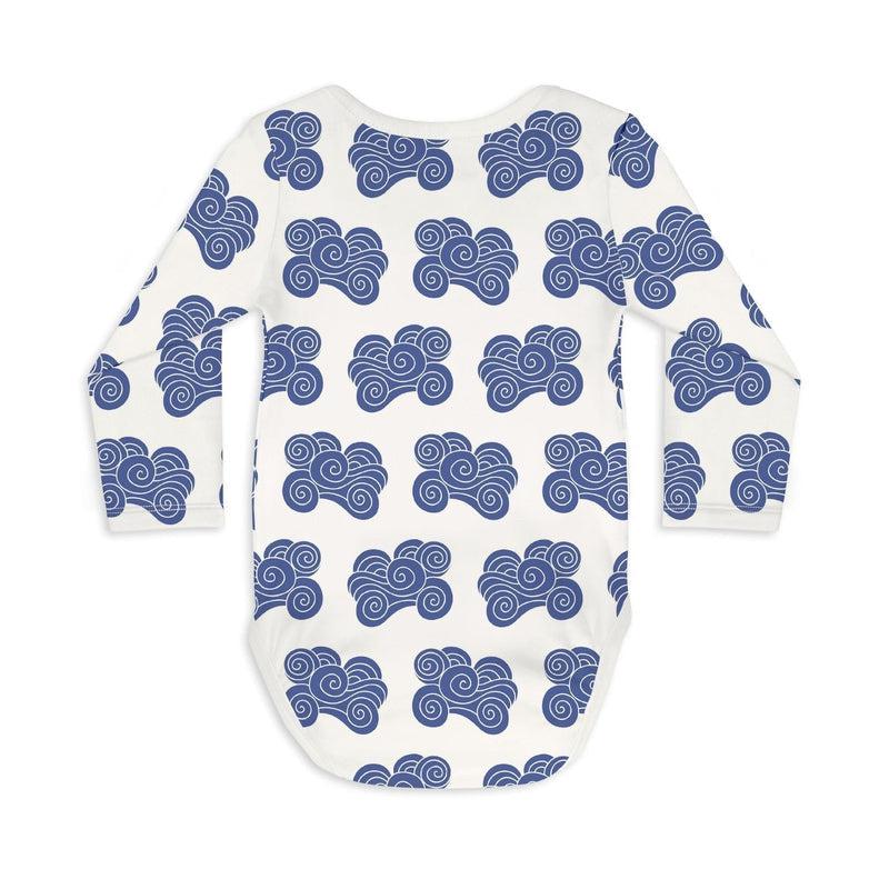 Long Sleeve Baby Bodysuit FOR CRYING OUT CLOUD-baby bodysuits-sleep-no-more