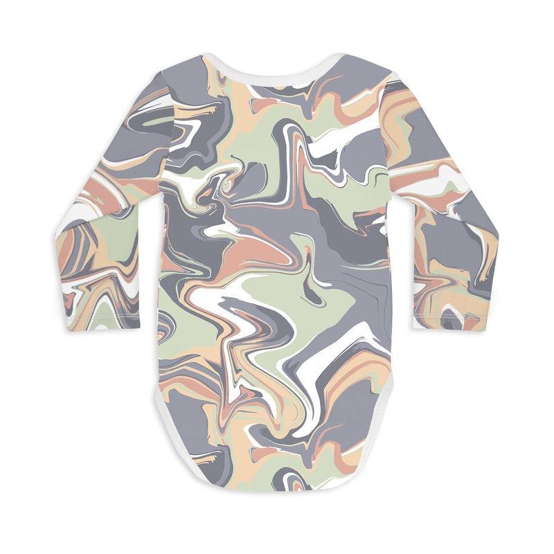Long Sleeve Baby Bodysuit I LOST MY MARBLES-baby bodysuits-sleep-no-more