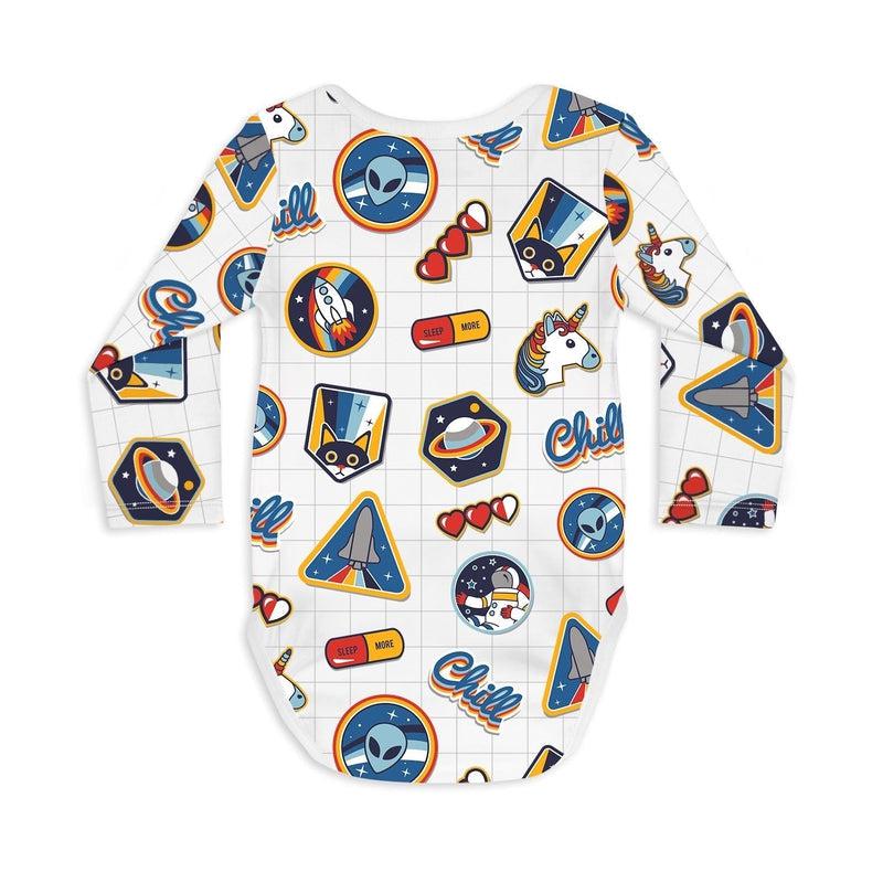Long Sleeve Baby Bodysuit I NEED SPACE-new bodysuits-sleep-no-more
