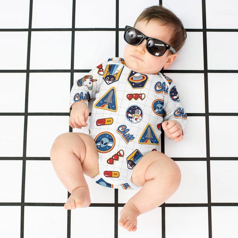 Long Sleeve Baby Bodysuit I NEED SPACE-new bodysuits-sleep-no-more