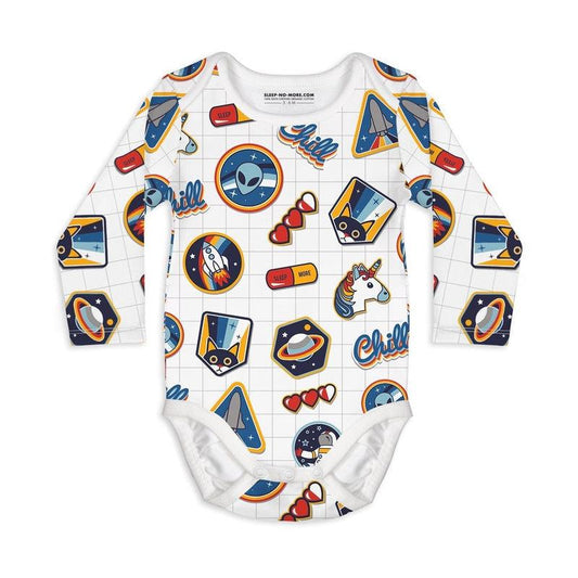 Long Sleeve Baby Bodysuit I NEED SPACE-new bodysuits-sleep-no-more