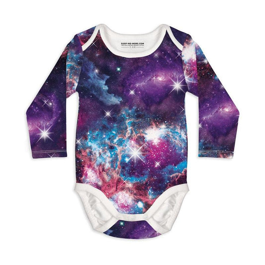 Long Sleeve Baby Bodysuit IN A GALAXY FAR FAR AWAY...-baby romper-sleep-no-more