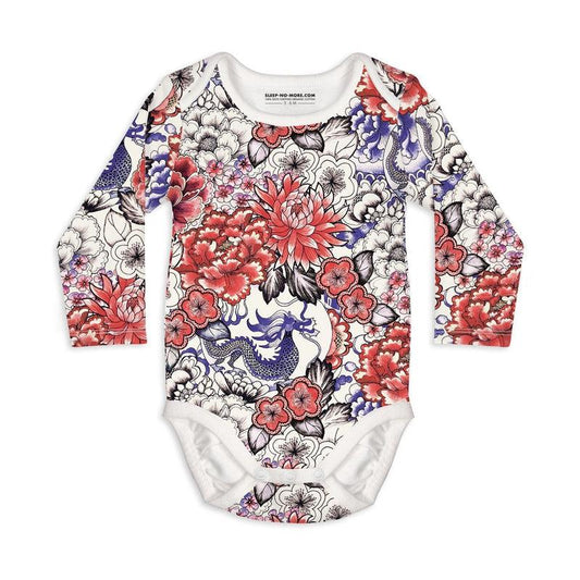 Long Sleeve Baby Bodysuit LIGHT MY FIRE-baby romper-sleep-no-more