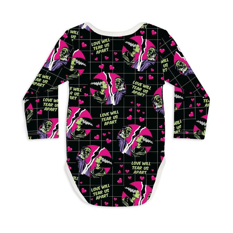 Long Sleeve Baby Bodysuit LOVE WILL TEAR US APART-baby romper-sleep-no-more
