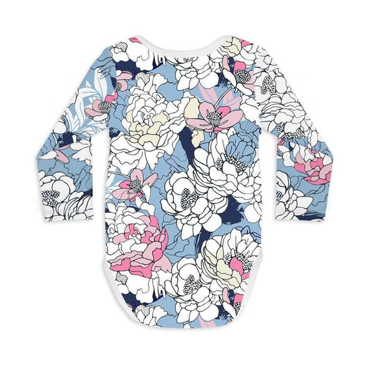 Long Sleeve Baby Bodysuit NAMASTE IN BED-baby romper-sleep-no-more
