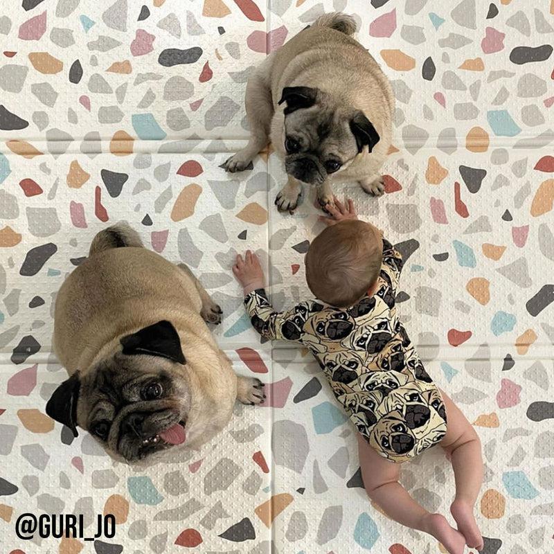 Long Sleeve Baby Bodysuit PUG OFF-baby romper-sleep-no-more