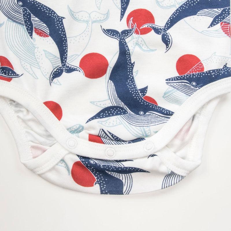 Long Sleeve Baby Bodysuit WHALE, THIS IS AWKWARD-Baby Bodysuits-sleep-no-more