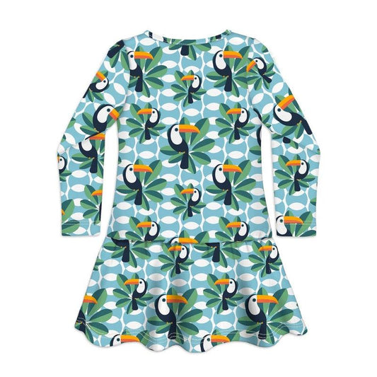 Long Sleeve Dress IF YOU CAN, TOUCAN TOO-Dresses-sleep-no-more