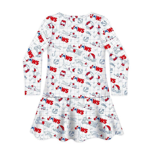 Long Sleeve Dress JAWS 03-Dresses-sleep-no-more