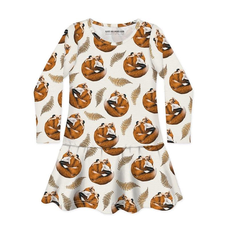 Long Sleeve Dress THE EYES ARE BLIND, ONE MUST LOOK WITH THE HEART-Dresses-sleep-no-more