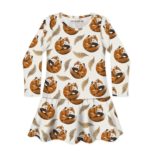 Long Sleeve Dress THE EYES ARE BLIND, ONE MUST LOOK WITH THE HEART-Dresses-sleep-no-more