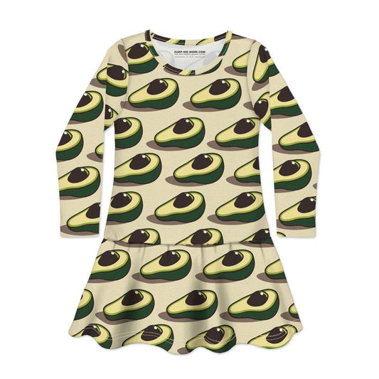 Long Sleeve Dress YOU'RE THE AVOCADO TO MY TOAST-Dresses-sleep-no-more