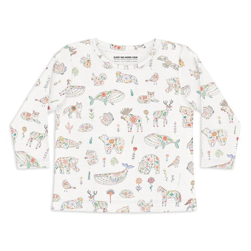 Long Sleeve T-shirt LESS IS ENOUGH-kids t-shirts-sleep-no-more