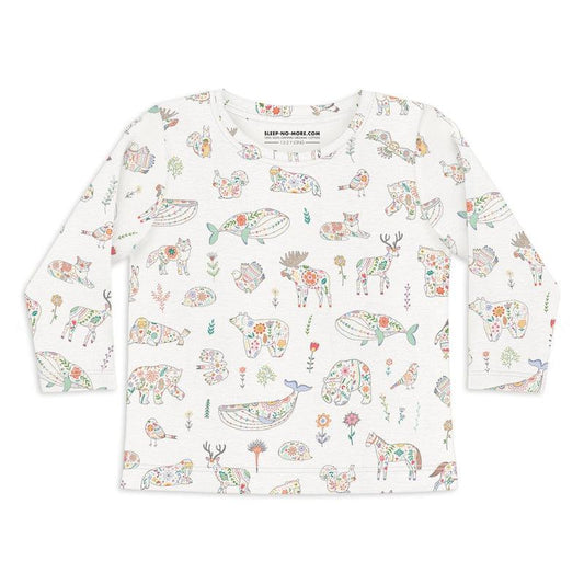 Long Sleeve T-shirt LESS IS ENOUGH-kids t-shirts-sleep-no-more