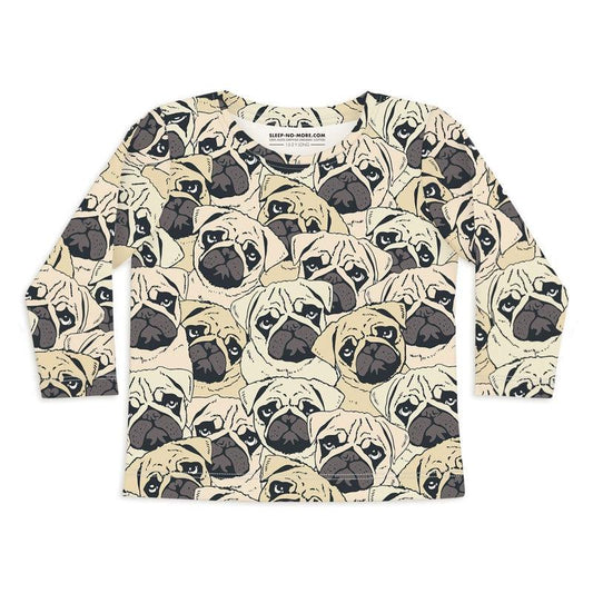 Long Sleeve T-shirt PUG OFF-kids t-shirts-sleep-no-more