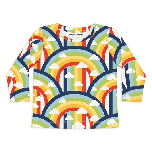 Long Sleeve T-shirt SOMEWHERE OVER THE RAINBOW-kids t-shirts-sleep-no-more