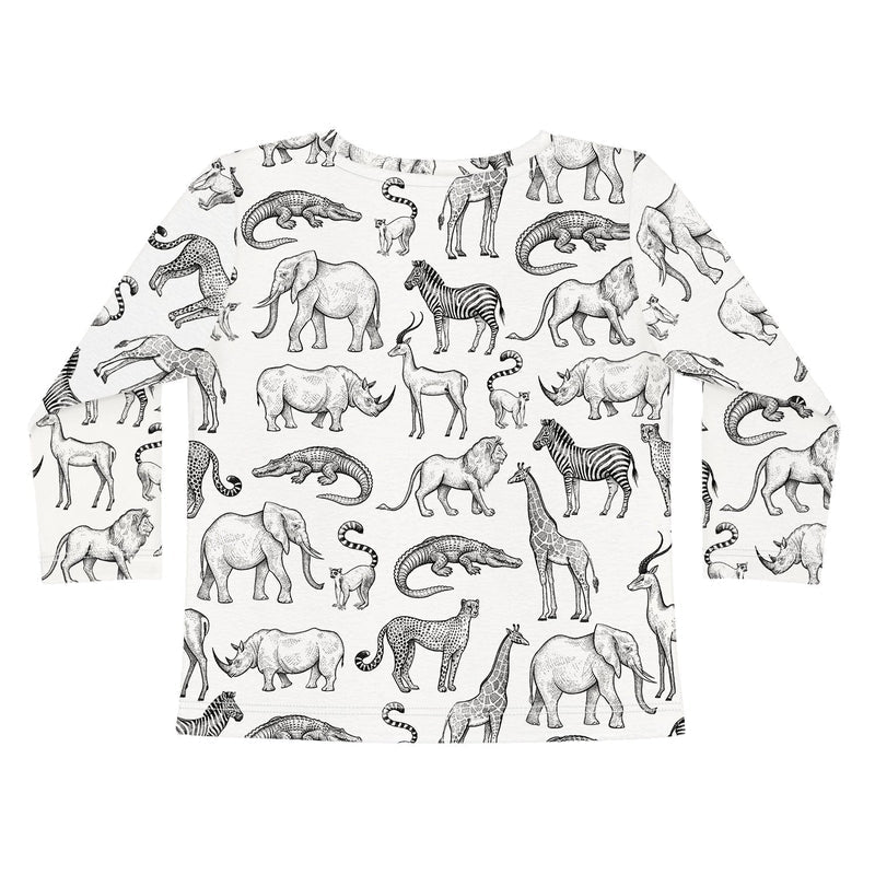 Long Sleeve T-shirt TAKE A WALK ON THE WILD SIDE-kids t-shirts-sleep-no-more