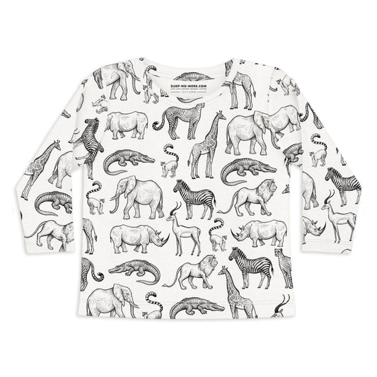 Long Sleeve T-shirt TAKE A WALK ON THE WILD SIDE-kids t-shirts-sleep-no-more