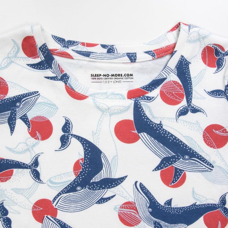 Long Sleeve T-shirt WHALE, THIS IS AWKWARD-kids t-shirts-sleep-no-more