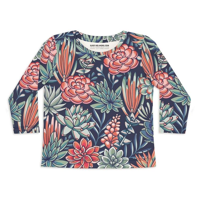Long Sleeve T-shirt YOU HAD ME AT ALOE-kids t-shirts-sleep-no-more