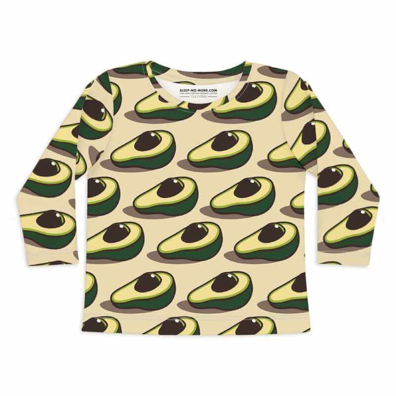 Long Sleeve T-shirt YOU'RE THE AVOCADO TO MY TOAST-kids t-shirts-sleep-no-more