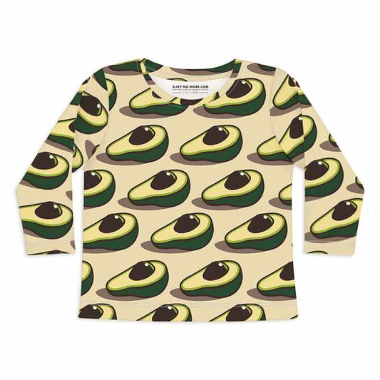 Long Sleeve T-shirt YOU'RE THE AVOCADO TO MY TOAST-kids t-shirts-sleep-no-more