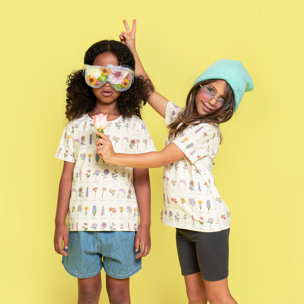 Short Sleeve Dress ONCE & FLORAL