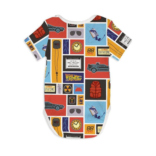 Short Sleeve Baby Bodysuit BACK TO THE FUTURE 02-Baby Bodysuits-sleep-no-more